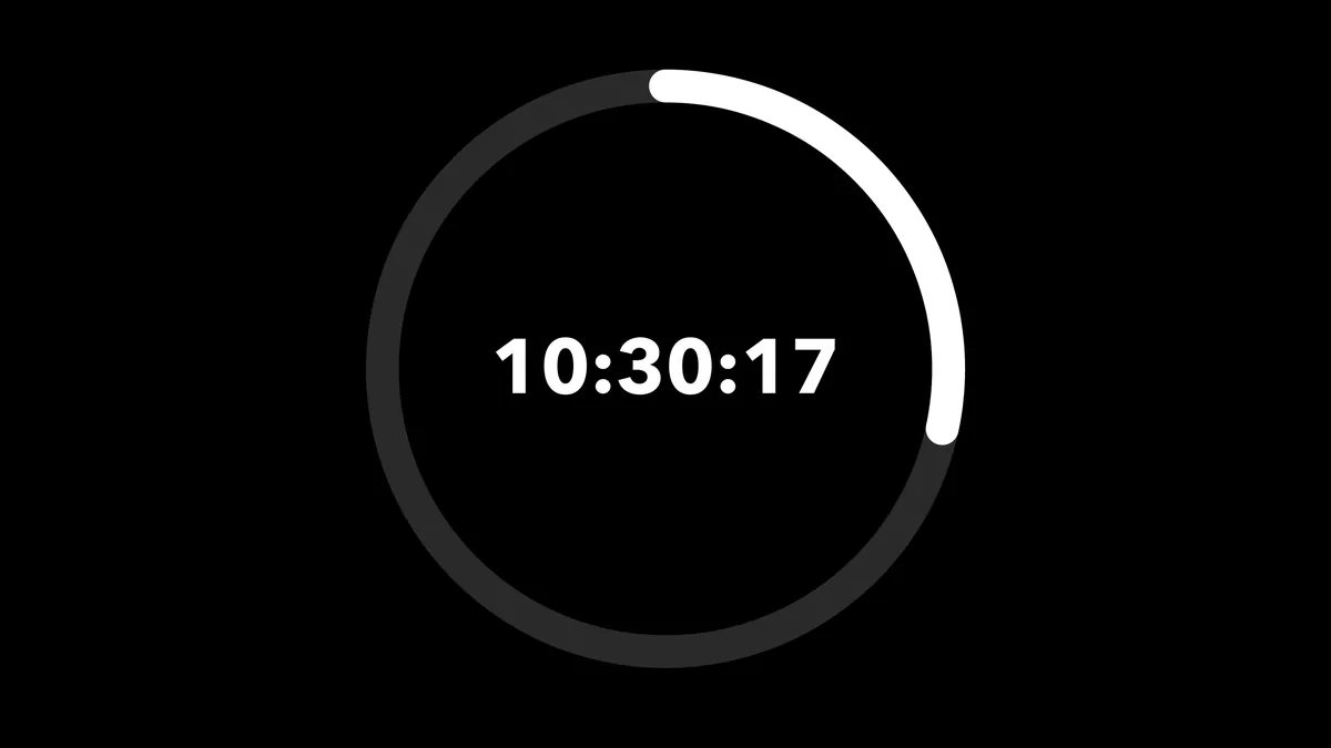 Clock mode, Round.